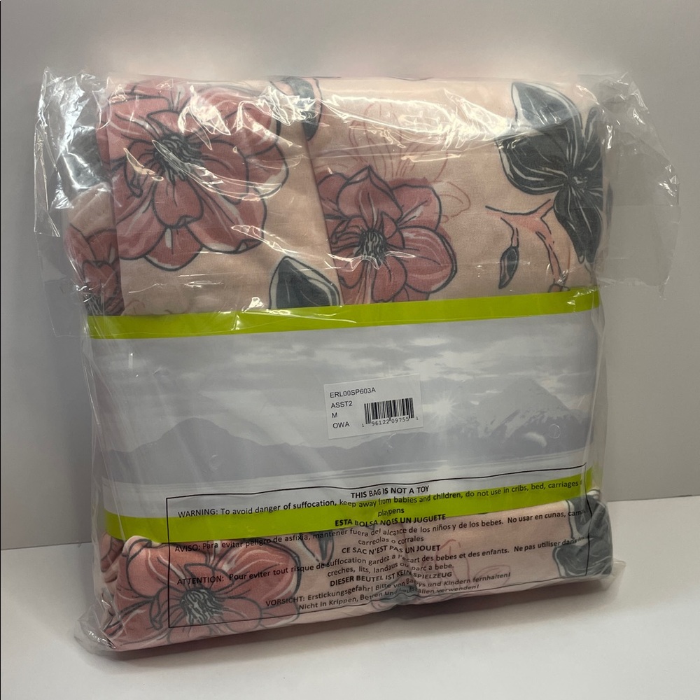 NWT Eddie Bauer Pink Floral Lounge Set.  Size Medium. - Picture 2 of 4